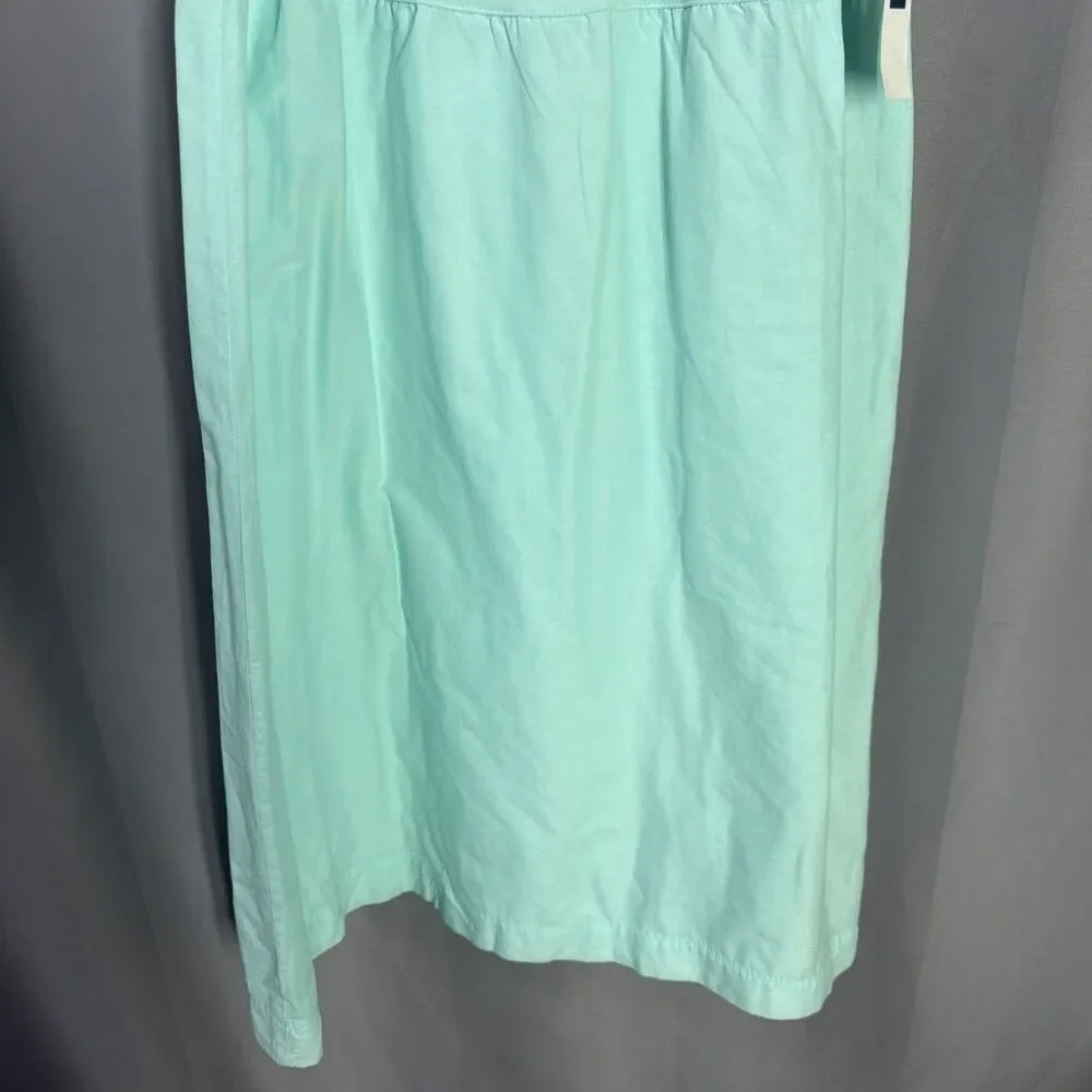 Gap Blue Big Girl Dress Size Medium Sleeveless Pullover Cotton Lined